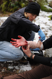 Going beyond bleeding control and learning proper wound management is an important skill taught in a Wilderness First Responder (WFR) course.