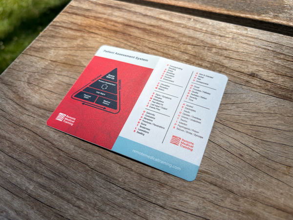Patient Assessment System Sticker — Side-by-Side Layout