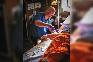 Learn Prolonged Field Care skills like suturing in our Remote Medicine For Advanced Providers